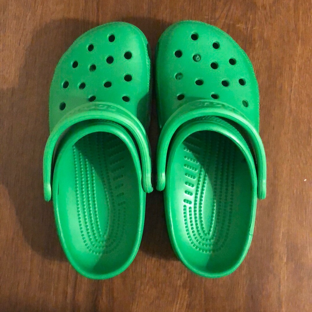 Lime Green Crocs